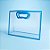 Sacola Transparente Fosca Horizontal Pvc Alça Plana Azul Claro - 22x30x9cm - 1 unidade - 1 unidade - Cromus - Rizzo - Imagem 1