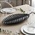 Centro De Mesa Bandeja Folha - Preto - 47x21cm - 1 unidade - Rizzo - Imagem 1