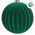 Bolas de Natal - Verde Escuro Texturizada - 8cm - 6 unidades - Cromus - Rizzo - Imagem 2