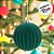 Bolas de Natal - Verde Escuro Texturizada - 8cm - 6 unidades - Cromus - Rizzo - Imagem 4