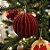 Bolas de Natal em Tubo - Borgonha Dourado - 10cm - 4 unidades - Cromus - Rizzo - Imagem 1