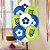 Balão de Festa Decorado 9" 23cm - Bluelock - 25 unidades - Regina - Rizzo - Imagem 1