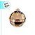 Bolas de Natal - Globo Disco Espelhado Ouro - 10x10cm  - 4 unidades - Cromus - Rizzo - Imagem 3