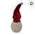 Enfeite Decorativo de Natal com Luz - Boneco de Neve com Cachecol - Vermelho Brilhante - 18cm - 1 unidade - Rizzo - Imagem 4