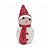 Enfeite Decorativo de Natal com Luz - Boneco de Neve com Cachecol - Rosa - 24cm - 1 unidade - Rizzo - Imagem 3
