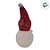 Enfeite Decorativo de Natal com Luz - Boneco de Neve com Cachecol - Rosa Brilhante - 18cm - 1 unidade - Rizzo - Imagem 4