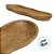 Centro De Mesa Bandeja Ervilha em Madeira - 68x18,5x5,5cm - 1 unidade - Rizzo - Imagem 2