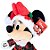 Pelúcia Minnie Mouse de Natal - Xadrez Verde e Vermelha - 30cm - 1 unidade - Disney Original - Rizzo - Imagem 2