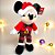 Pelúcia Mickey Mouse de Natal - Xadrez Verde e Vermelho - 45cm - 1 unidade - Disney Original - Rizzo - Imagem 1