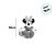 Pelúcia Minnie com Caixa de Presente Personalizado - 50cm - 1 unidade - Disney Original - Rizzo - Imagem 3