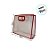 Sacola Transparente Fosca Pvc Alça Plana Vermelho - 22x26x10cm - 12 unidades - Rizzo - Imagem 3