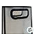 Sacola Transparente Fosca Pvc Alça Plana Preto - 25x15x10cm - 12 unidades - Rizzo - Imagem 2