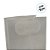 Sacola Transparente Fosca Pvc Alça Plana Branco - 25x15x10cm - 12 unidades - Rizzo - Imagem 2