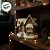 Cenário De Natal - Casa Natalina com Luz - 14,5x10x14cm - 1 unidade - Rizzo - Imagem 7