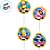 Pick Decorativo para Doces - Stumble Guys - 5x10cm - 8 unidades - Regina - Rizzo - Imagem 3