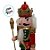 Soldado de Chumbo de Madeira com Mastro - Verde e Vermelho  - 25cm - 1 unidade - Artlille  - Rizzo - Imagem 2