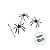 Enfeite Decorativo Halloween - Mini Aranhas - 5cm - 30 unidades - Rizzo - Imagem 3