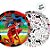 Prato Papel Redondo Ladybug - 18x18cm  - 8 unidades - Regina - Rizzo - Imagem 2