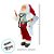 Papai Noel Decorativo Médico em Pé Médico - Vermelho, Verde e Branco - 45cm - 1 unidade - Rizzo - Imagem 9