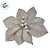 Poinsétia Decorativa - Magnólia Prata e Glitter - 23cm - 1 unidade - Cromus - Rizzo - Imagem 3