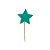 Pick Decorativo - Estrela Verde - 5,5cm - 12 unidades - Rizzo - Imagem 1