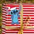 Aplique Imp EVA Relevo - Natal Stitch - 12x6cm - 5 unidades - Disney Original - Rizzo - Imagem 1