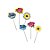 Pick Decorativo de Festa Junina - Flores Sortido - 12 unidades - Cromus - Rizzo Festas - Imagem 1