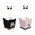 Kit Cachepot c Pick Festa Panda - 4 unidades - Cromus - Rizzo Festas - Imagem 1