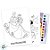 Kit Para Colorir Livro e Aquarela - Princesas - 1 unidade - Disney Original - Rizzo - Imagem 2