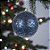 Bolas de Natal - Glitter Azul Marinho - 10cm - 4 unidades - Cromus - Rizzo - Imagem 1