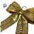 Laço Lamê Dourado Brilhante e Galão M - 24x27x6cm - 1 unidade - Rizzo - Imagem 2