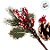 Galho Decorativo de Natal - Berry - Vermelho/Verde - 31cm - 1 unidade - Cromus - Rizzo - Imagem 4