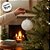 Bolas de Natal - Branco Glitter - 8cm - 3 unidades - Cromus - Rizzo - Imagem 4