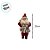 Papai Noel Decorativo em Pé com Equipamento de Ski - Vermelho e Branco  - 20cm - 1 unidade - Rizzo - Imagem 2