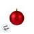 Bolas de Natal em Tubo - Vermelho Lisa, Matte e Glitter - 12cm - 4 unidades - Cromus - Rizzo - Imagem 5