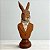 Enfeite Decorativo de Páscoa - Busto de Coelho de Terno - 39x13,3x14,6cm - 1 unidade - FlorArte - Rizzo - Imagem 1