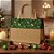 Sacola de Juta de Natal - Verde Presentes - 27x16x17cm - 1 unidade - EcoArt - Rizzo - Imagem 1