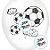 Balão Festa Decorado 9" 23cm Redondo - Festa Futebol - 25 unidades - Regina - Rizzo - Imagem 2