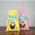 Sacola Plástica - Bob Esponja - 14x27cm - 8 unidades - Regina - Rizzo - Imagem 1