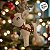 Enfeite Para Pendurar de Natal - Rena - Marrom - 11cm - 1 unidade - Cromus - Rizzo - Imagem 3