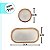 Kit de Bandejas Arrendondadas de Madeira - Branco - 3 unidades - Cromus - Rizzo - Imagem 2