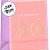 Sacola de Papel - Candy Rosa - P 21,5x15x8cm - 1 unidade - Cromus - Rizzo - Imagem 2