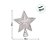 Topo Estrela Para Árvore de Natal - Prata - 23x19cm - RZO02030  - 1 unidade - Rizzo - Imagem 3