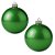 Bolas De Natal - Perolada Verde Claro - 12cm - 2 unidades - Rizzo - Imagem 1