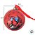 Bola de Natal - Homem Aranha - Vermelha - 6cm - 6 unidades - Disney Original - Rizzo - Imagem 3