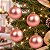 Bolas De Natal - Fosca Rose - 4 unidades - Rizzo - Imagem 1