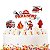 Kit Topo de Bolo - Festa Bombeiros - 6 unidades - Regina - Rizzo - Imagem 1