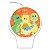 Vela Plana Adesivada - Dino Baby - 8,5cm - 1 unidade - FestColor - Rizzo - Imagem 1