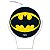 Vela Plana Adesivada - Batman - 8,5cm - 1 unidade - FestColor - Rizzo - Imagem 1