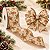 Fita Aramada Decorada de Natal - GingerBread - 6,3cm x 2,74m - 1 unidade - Rizzo - Imagem 1